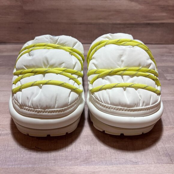 UGG Womens White Lime Spaceslider Tech Slide Platform Sandal Size 7 Slip On - Picture 2 of 9